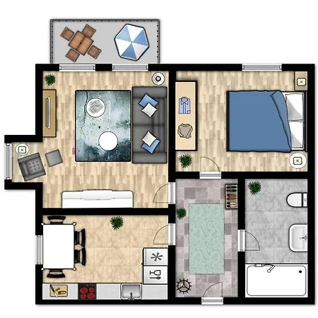 Deichlaeufer Апартаменты